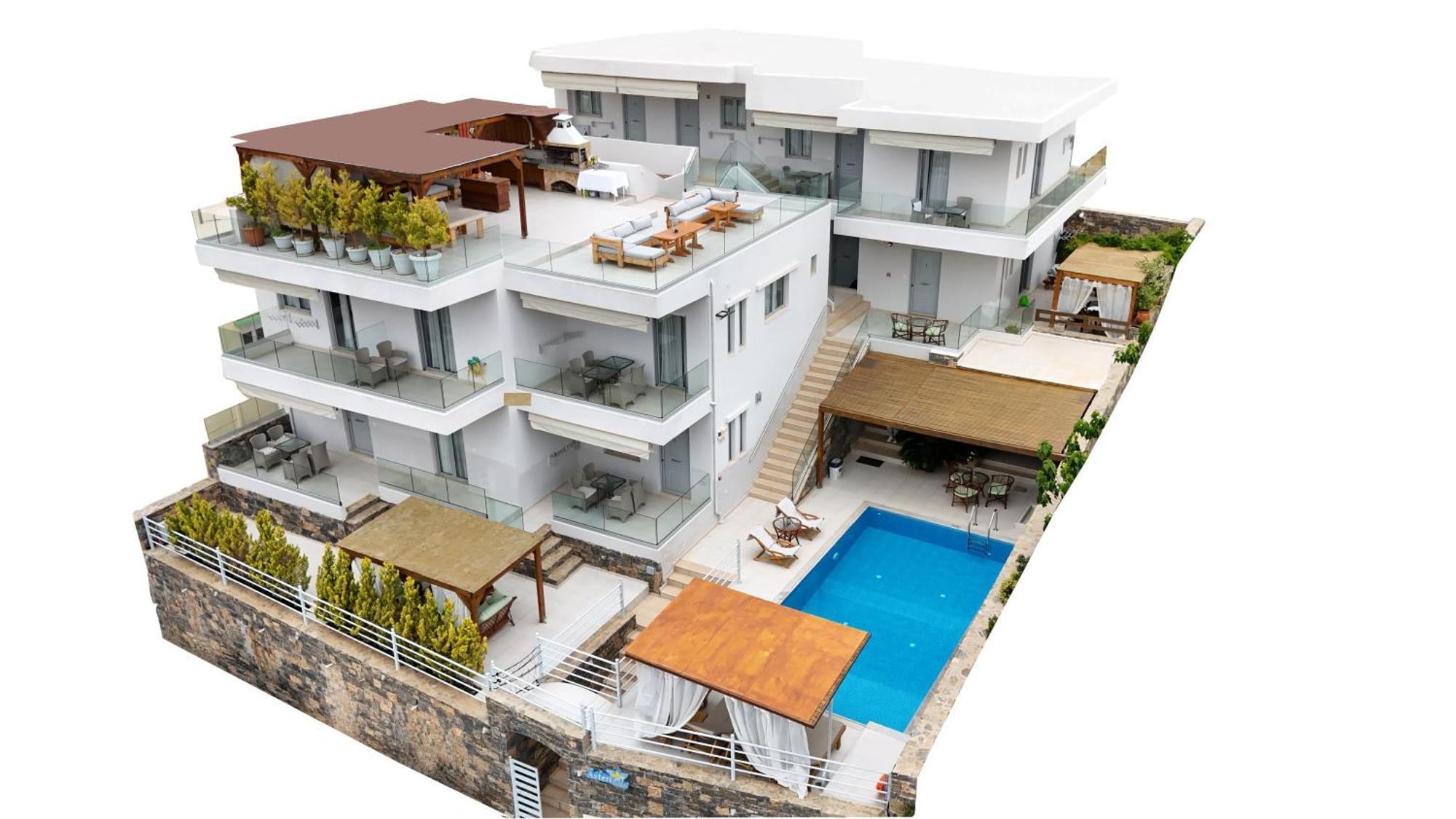 Asteri Apartments Und Studios Makrýgialos Eksteriør bilde